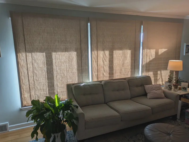 The finished shade project