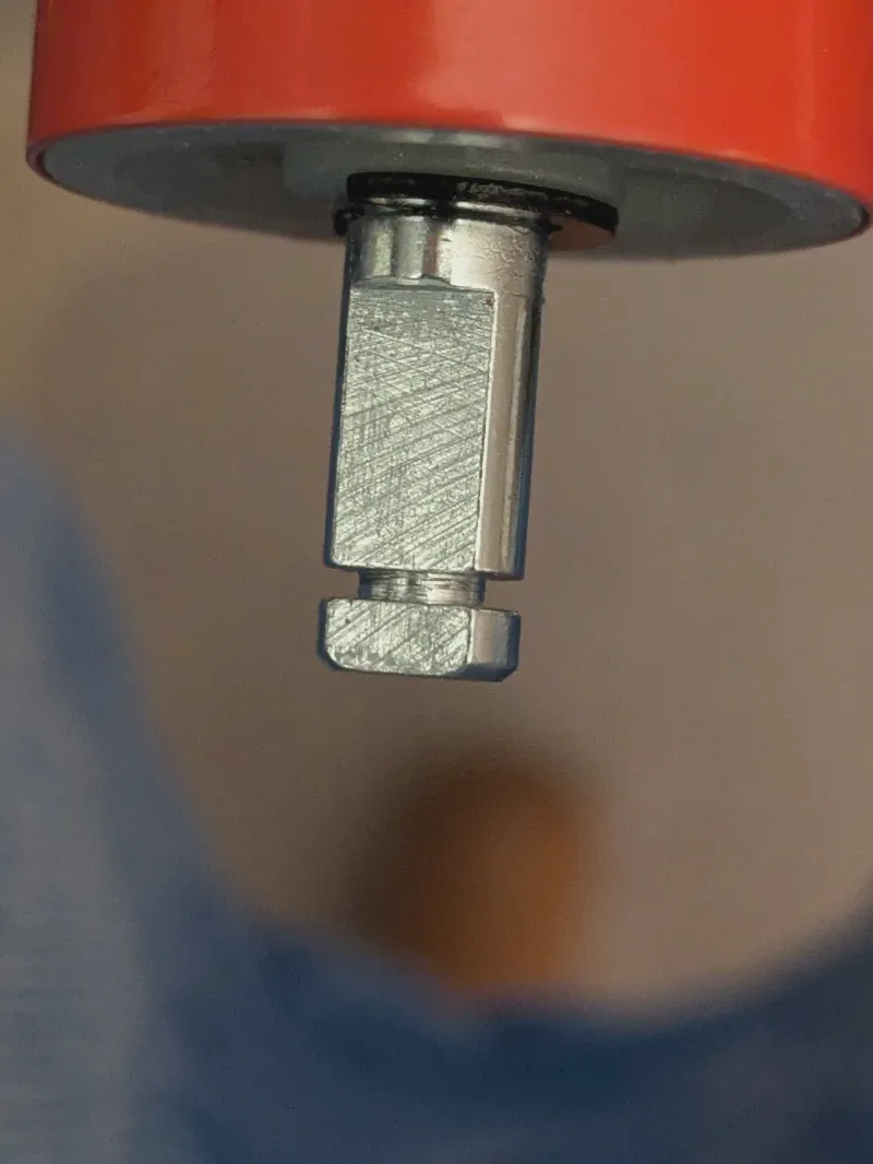 Motor with adapter removed